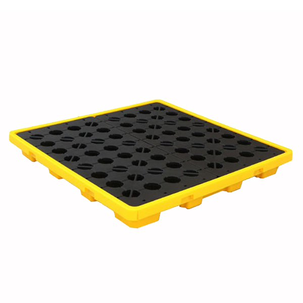 Pallet Chống Tràn 4 Phuy Thấp
